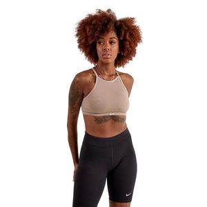 Nike Women's Indy Seamless Ribbed Light-Support Non-Padded Sports Bra (US,